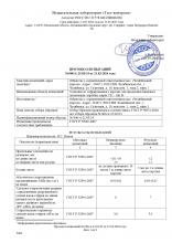 Протокол испытаний Т-21